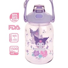 Kuromi 1500ml BPA & BPS Free 超大容量兩用膠水樽